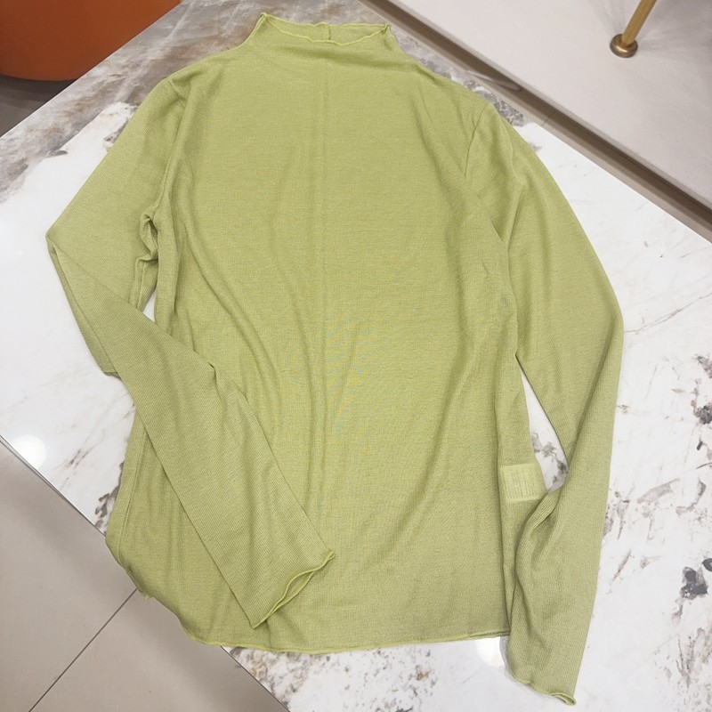 出口日单半高领打底衫女修身内搭针织薄透纯色长袖洋气百搭上衣,女装/女士精品,T恤,淘宝优惠券,粉丝福利购,淘宝优惠卷