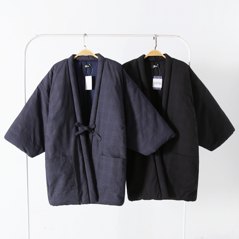 多色和服文艺半缠情侣款系绳格子