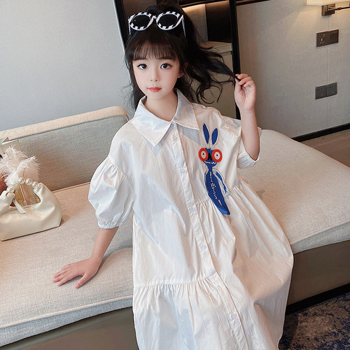 夏季女童连衣裙2023新款