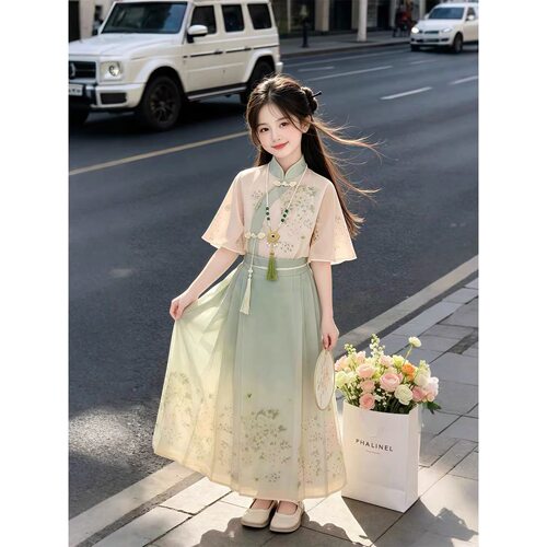 超火~新中式马面裙汉服套装