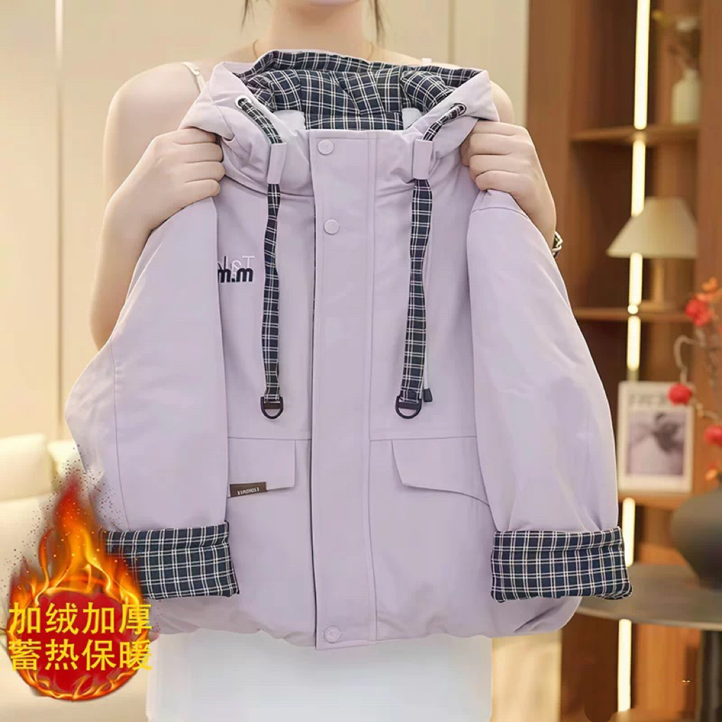 【送运费险】加绒加厚冲锋衣外套