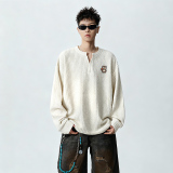 长袖T恤男春秋季高级感肌理感打底衫叠穿内搭卫衣VW274P28控45，男装T恤，星座414A-3（原B215-3）