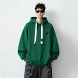 刺绣字母秋季连帽卫衣嘻哈街头潮牌宽松帽衫上衣服AW012P55控75，男装卫衣，星座414A-3（原B215-3）