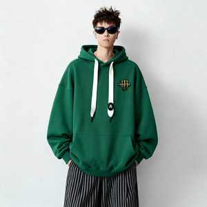 刺绣字母秋季连帽卫衣嘻哈街头潮牌宽松帽衫上衣服AW012 P55 控75图片