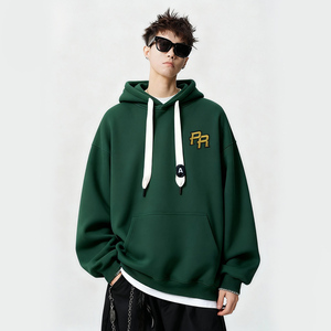 刺绣字母秋季连帽卫衣嘻哈街头潮牌宽松帽衫上衣服AW013 P55 控75，男装卫衣，星座414A-3（原B215-3）