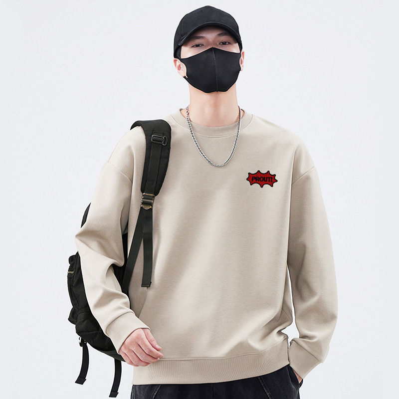 380克大码卫衣刺绣标圆领长袖卫衣潮牌新款宽松男装YW058P38，男装卫衣，星座414A-3（原B215-3）