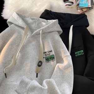 字母秋季连帽卫衣嘻哈街头潮牌宽松帽衫上衣服AW9229 P55 控75，男装卫衣，星座414A-3（原B215-3）