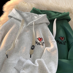 字母秋季连帽卫衣嘻哈街头潮牌宽松帽衫上衣服AW9228 P55 控75，男装卫衣，星座414A-3（原B215-3）