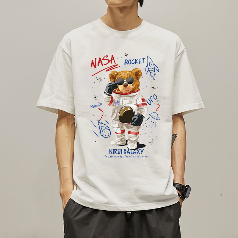 短袖t恤男休闲潮牌宽松半袖ins韩版潮流2021百搭打底衫T278P20，男装T恤，星座414A-3（原B215-3）