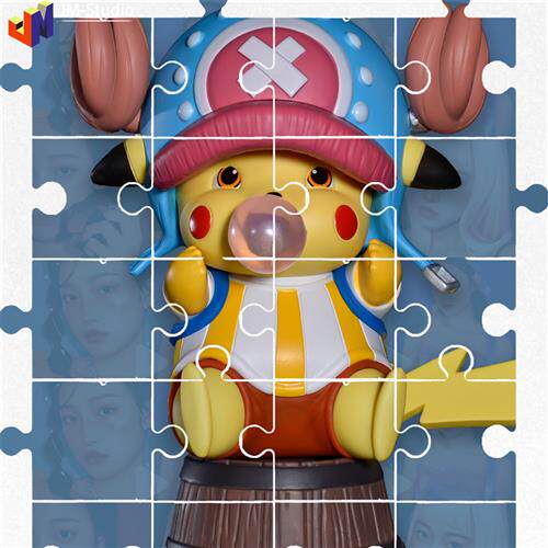 海贼王gk乔巴cos皮卡丘变装奶糖可爱q版萌物圣诞手办模型摆件雕