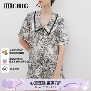 BC46BV2 BECHIC春羽系列短袖 短裤 分身套装 家居服睡衣女款