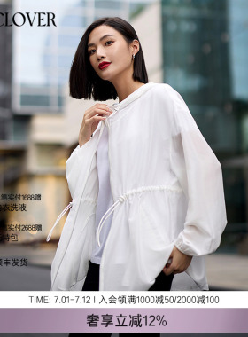 兰卡文(LA CLOVER)卢浮之吻防晒外套新款女LC81ZR3