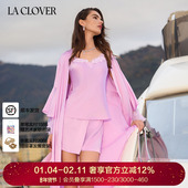 25春夏 兰卡文 CLOVER 绮梦仙境睡袍晨袍女家居服LC48ZL1
