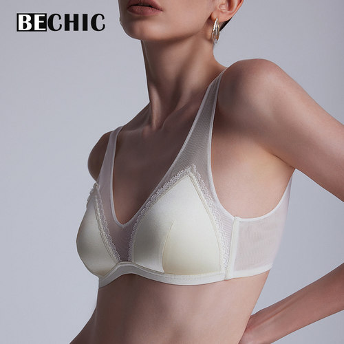 bechic宽肩无托文胸初见简约风