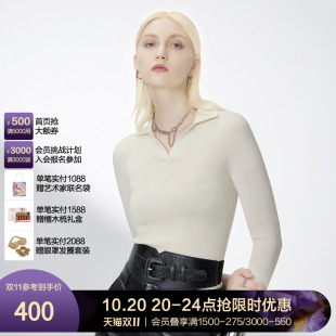 BeChic BC72AV2 温暖柏林系列羊毛翻领可外穿打底衫
