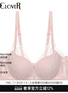 LACLOVER兰卡文轻舞美塑3/4模杯性感蕾丝内衣LC11UB2