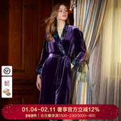 兰卡文花影漫游系列长款 睡袍睡衣浴袍LC48WF1