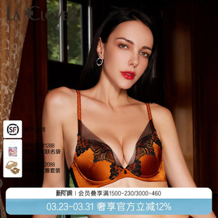 LACLOVER兰卡文邂逅巴洛克4 4模杯文胸聚拢内衣LC11TU1