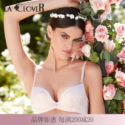 LACLOVER兰卡文Lovestory蕾丝文胸薄款内衣LC12SC1