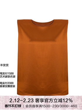 LACLOVER兰卡文Palace系列无袖垫肩T恤背心女款BC81AQ4