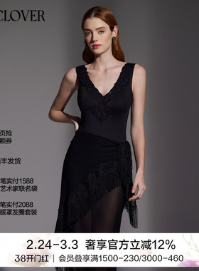 LA CLOVER兰卡文连体泳衣V领性感海岛漫游LC68XP1