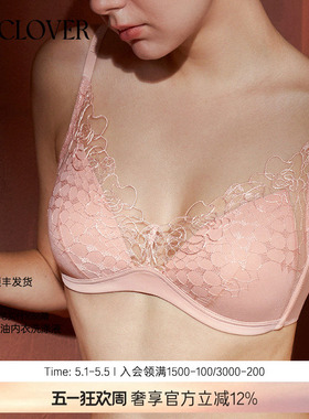 【25秋冬】兰卡文(LA CLOVER)无托模杯文胸内衣旷野玫瑰CC17AAF1