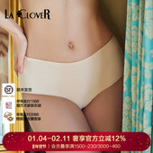 LACLOVER兰卡文时光之约简约刺绣中腰内裤 女LC23SB1