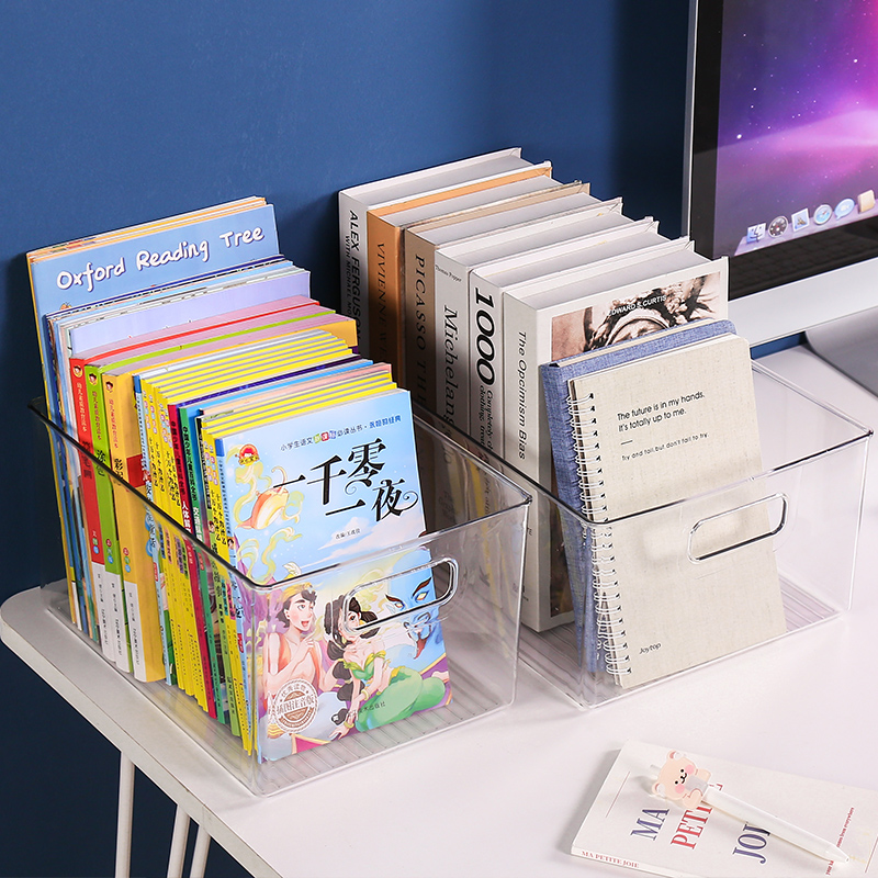 学生整理桌面置物箱神器书本