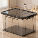 家用杂物大容量玩具整理箱防尘防潮透明收纳箱加厚衣服棉被储物箱