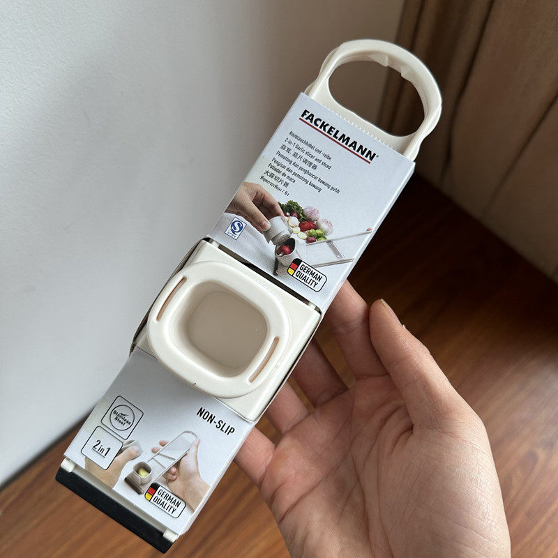 出口德国 大蒜切片器磨蒜蓉二合一 手工厨房手动工具