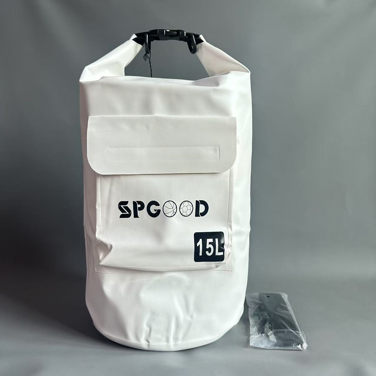 出口美国15L SPGOOD 单肩斜挎防水卷边包 海边游玩冲浪漂流包