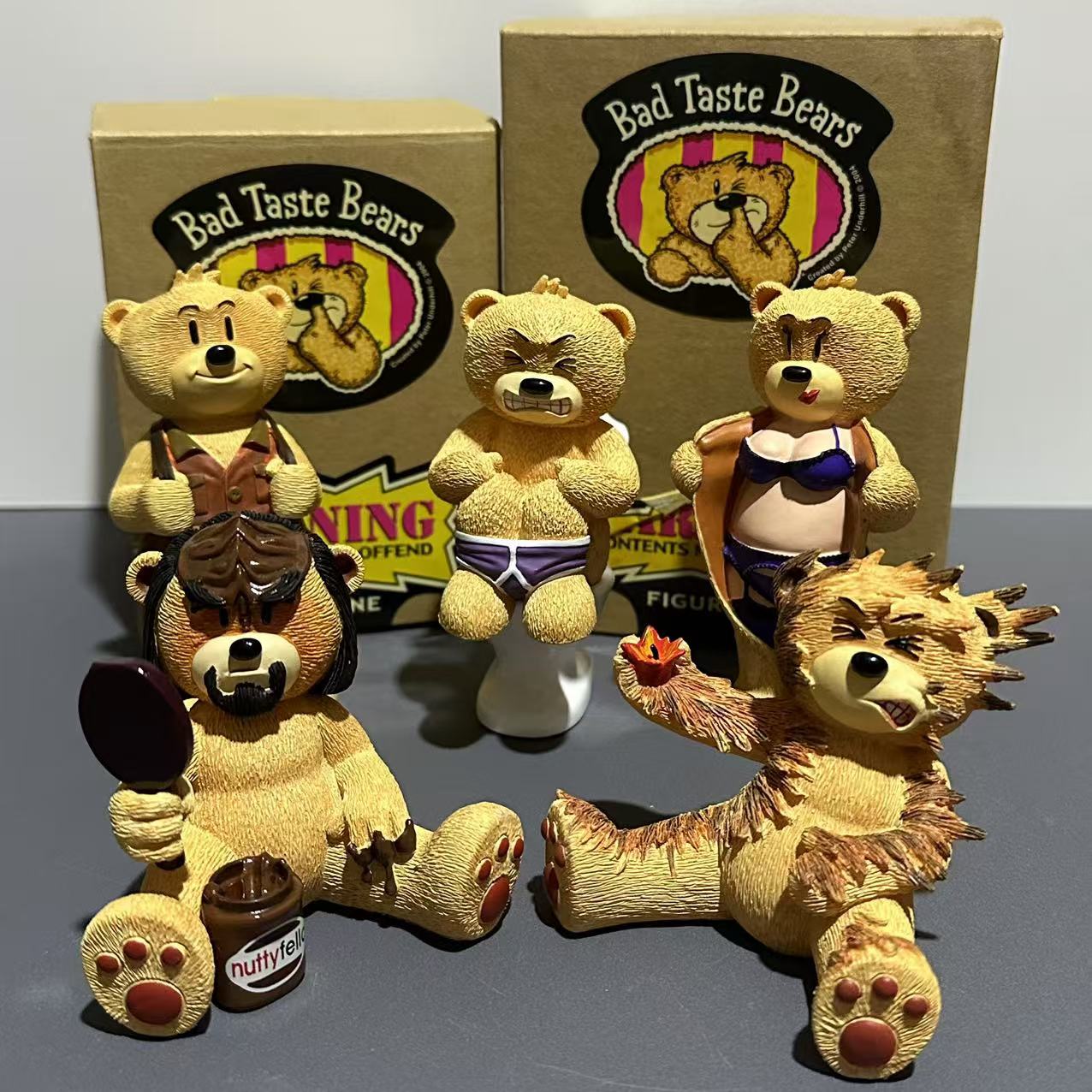 Bad Taste Bears重口味英国BT坏坏熊泰迪熊流氓熊6寸手办模型