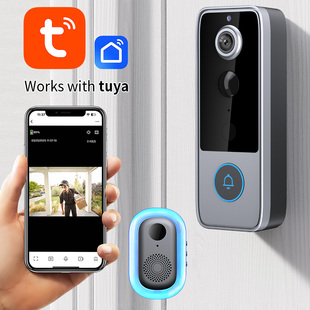 M21智能WIFI低功耗可视门铃APP内实时远程语言对讲手机推送通知