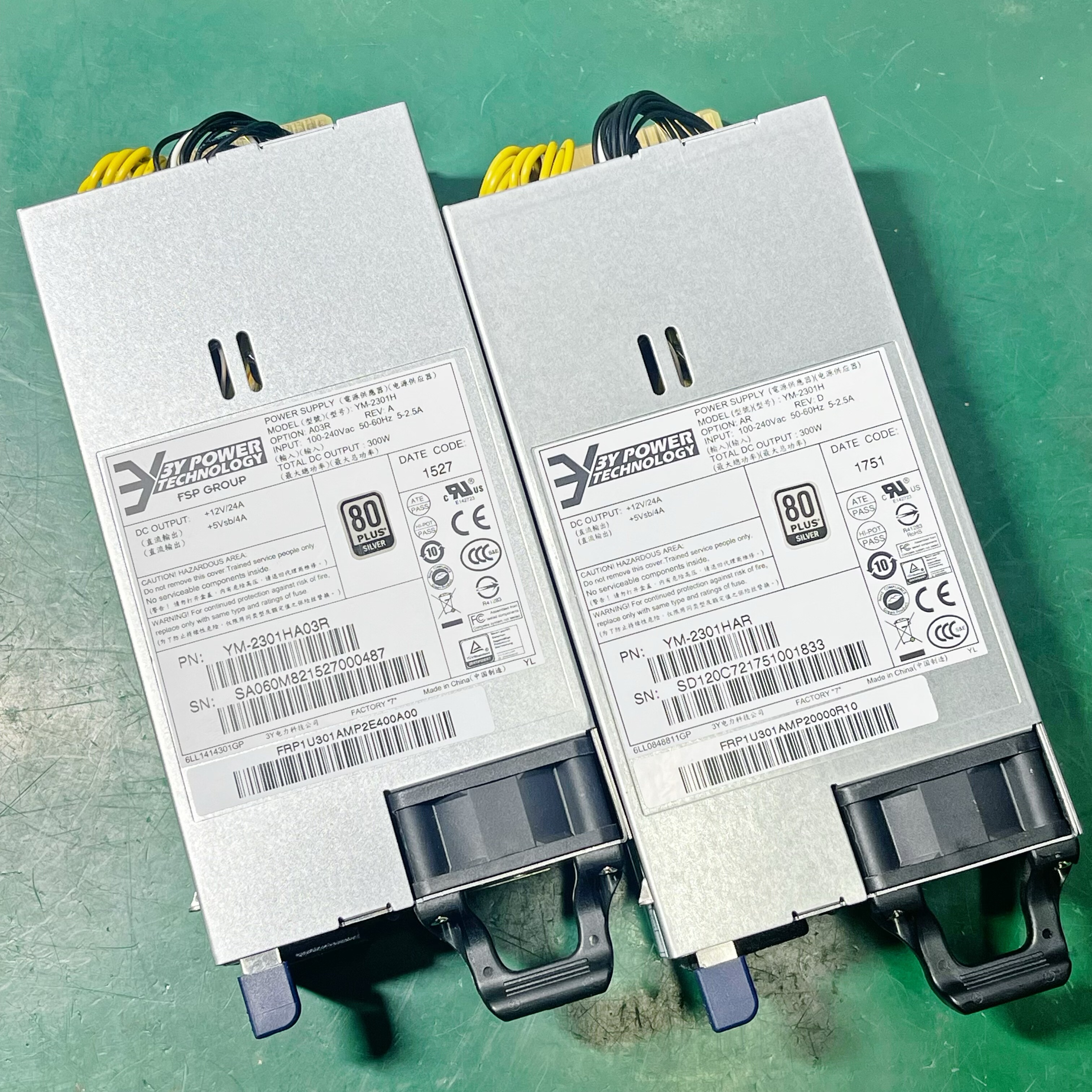 原装3Y电源YM-2301H 300W冗余电源YH-5103C笼