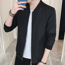 棒球服休闲服青年男装 外套 潮流衣服男士 2019新款 夹克男春秋季 韩版