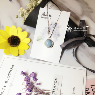 S925纯银项链水晶挂坠吊坠星座皇冠飞机hellokitty六芒星生日礼物