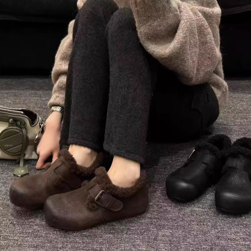 复古勃肯鞋2025冬季新款休闲百搭