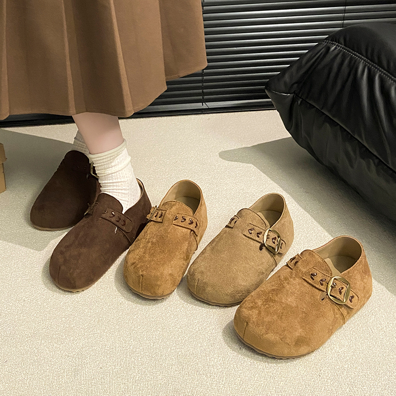 厚底勃肯鞋女2025秋季新款内增高