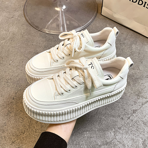 送运费险百搭休闲增高厚底小白鞋