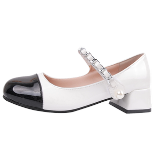 仙女风复古玛丽珍鞋女2026春夏季新款法式高跟小皮鞋漆皮粗跟单鞋