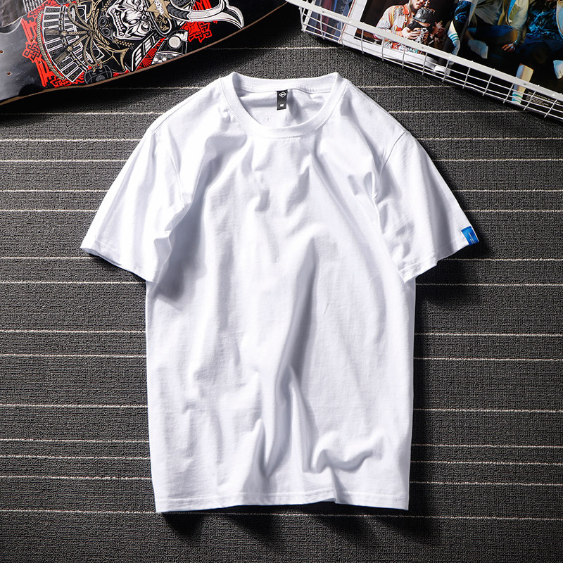 hvelay纯棉短袖打底衫男潮牌圆领t恤男纯色半袖情侣青少年体恤男在类目 男装, T恤中 - 来自Buy2taobao.com提供专业的淘宝代购服务