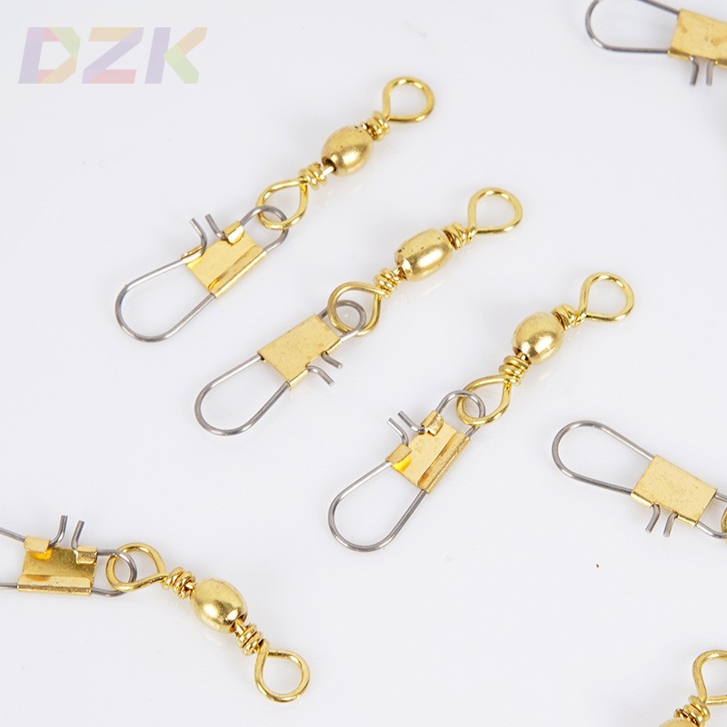 金色大物B型线组八字环连接器路亚别针连接环渔具配件工厂高档w1