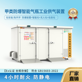 工业防爆气瓶柜移动危化品气体存放柜工厂加厚全钢消防安检专用柜