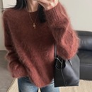 绵羊毛 SHINE 山羊绒拉毛 反季 四色软糯套头针织毛衣 福利款