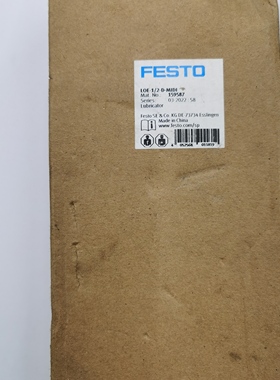 德国  FESTO  油雾器 LOE-1/2-D-MIDI 159587 原装正品 假一罚十