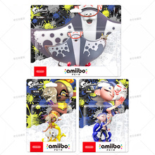 任天堂喷射战士amiibo splatoon3手办斯普拉盾鱼浆帮莎莎曼曼鬼蝠