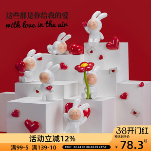 安东尼不二兔·这些都是你给我的爱艺术家树脂盲盒潮玩手办摆件