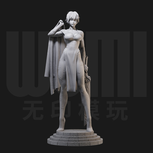 1/24 禅院真希 咒术回战 18比例GK白模手办3D打印兵人模型 4402