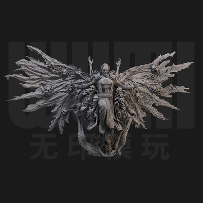 1/24死亡奇异博士 漫威美漫18比例GK白模手办3D打印兵人模型 5312