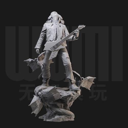 1/24 埃迪·曼森 怪奇物语 18比例GK白模手办3D打印兵人模型 4058
